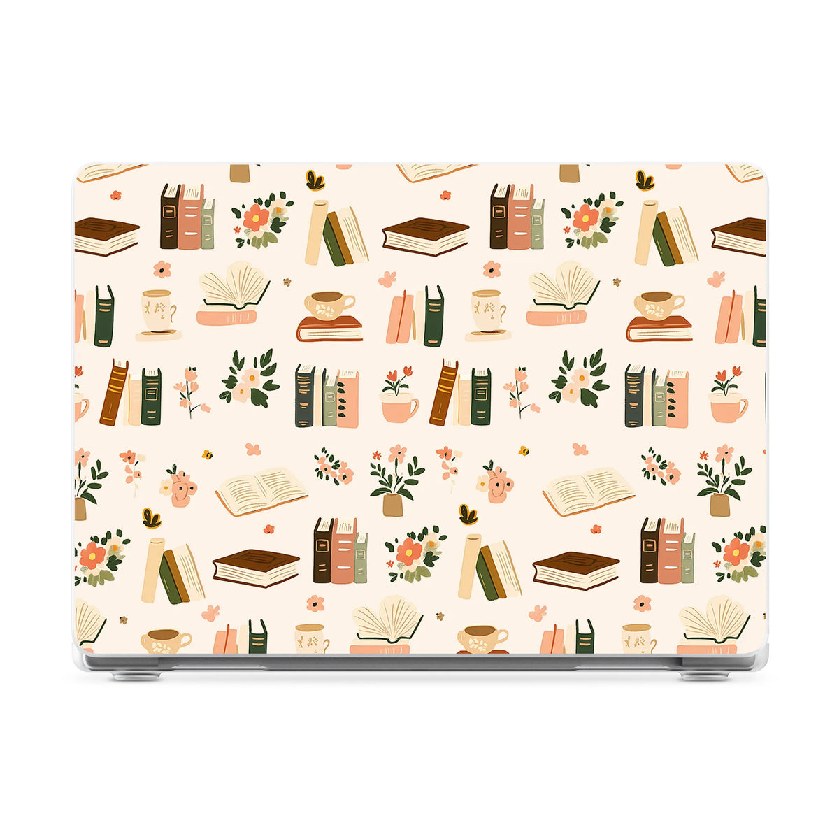 Cozy Fiction | Books & Blooms Laptop Shell