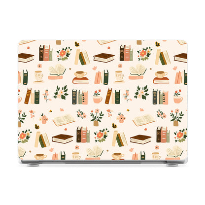 Cozy Fiction | Books & Blooms Laptop Shell