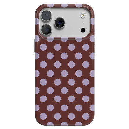 Spotted in SoHo | Burgundy Polka Dot Case