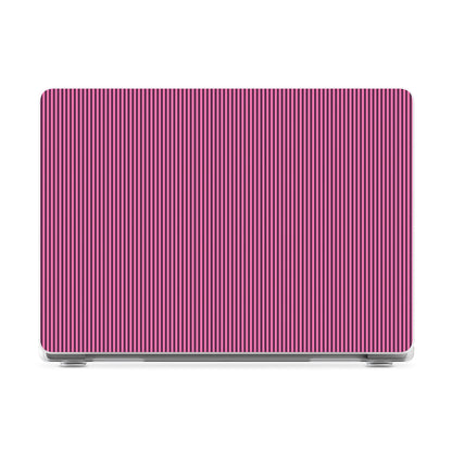 Stripes and the City | Pink & Purple Pinstripe Laptop Shell