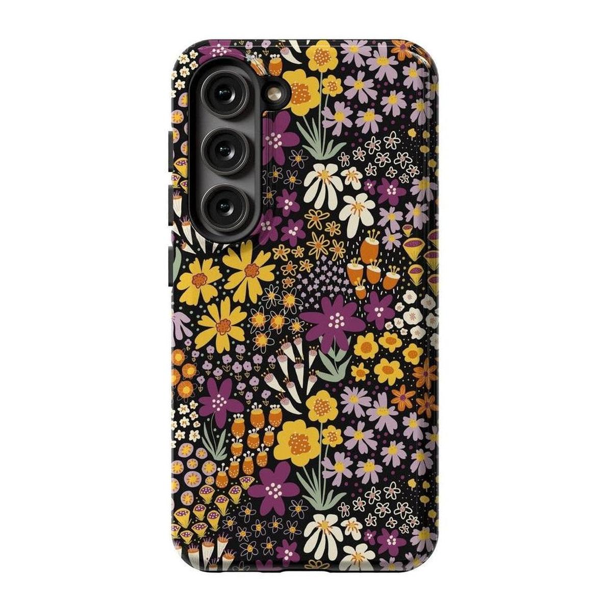 Falling for You | Plum Floral Samsung Case
