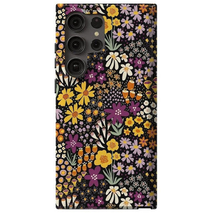 Falling for You | Plum Floral Samsung Case