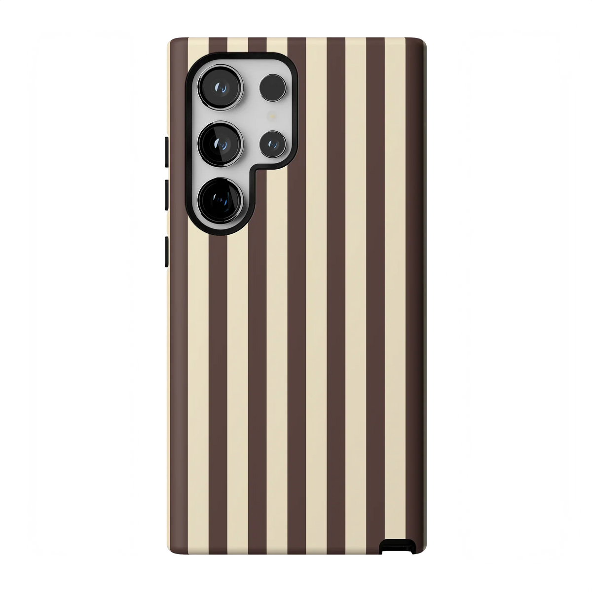 S'more Stripes | Brown Striped Case