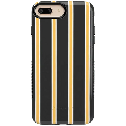 Fine Lines | Mustard Yellow Pinstripe iPhone Case
