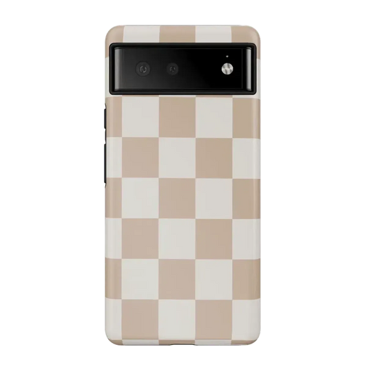 Fit Check | Neutral Checkerboard Google Pixel Case
