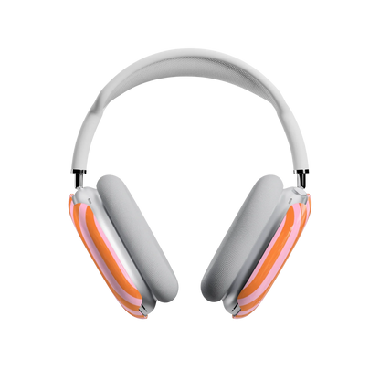 Perfect Stripes | Orange & Pink Stripes AirPods Max Case