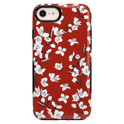 Floral Forest | Red Cherry Blossom Floral Case