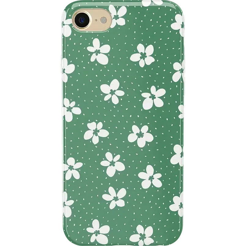 Flower My World | Jade Green Floral Case