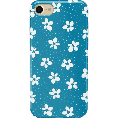 Flower My World | Ocean Blue Floral Case