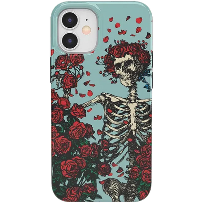 Forever Grateful | Grateful Dead Skeleton Floral Case