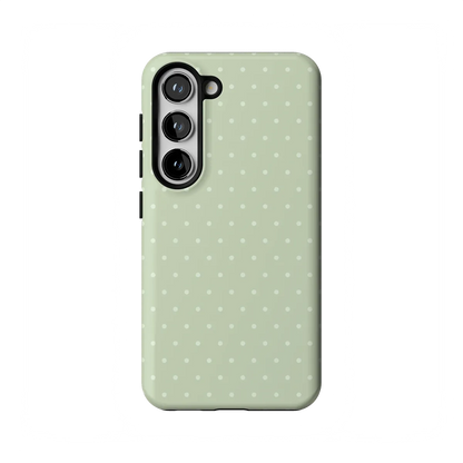 On the Dot | Green Polka Dot Case