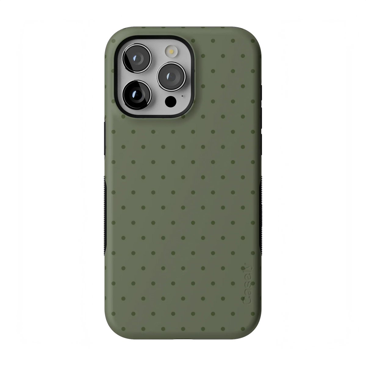 On the Dot | Olive Green Polka Dot Case