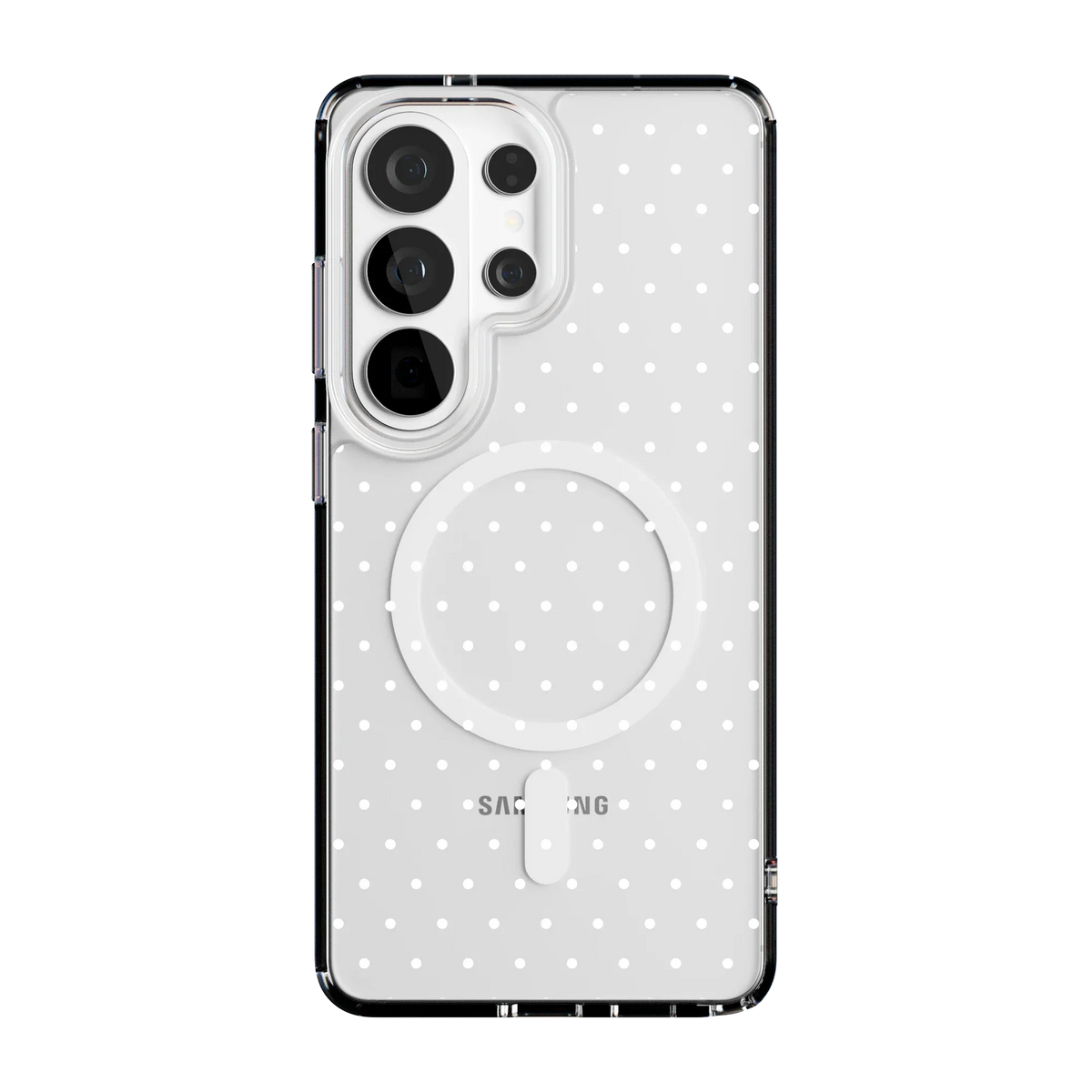 On the Dot | White Polka Dot Case