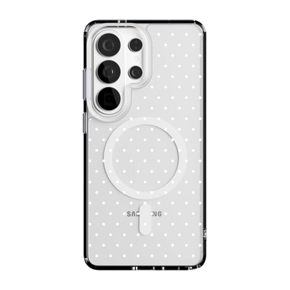 On the Dot | White Polka Dot Case