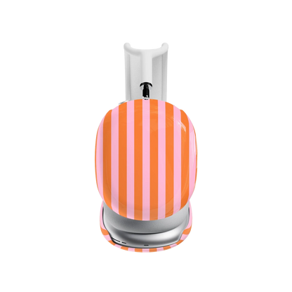 Perfect Stripes | Orange & Pink Stripes AirPods Max Case