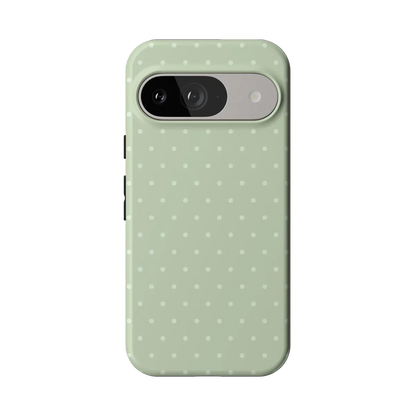 On the Dot | Green Polka Dot Case