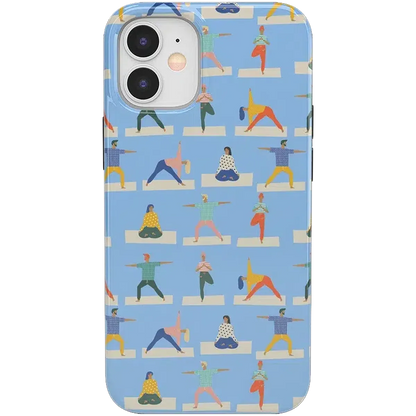 Go with the Flow | Light Blue Yoga Case