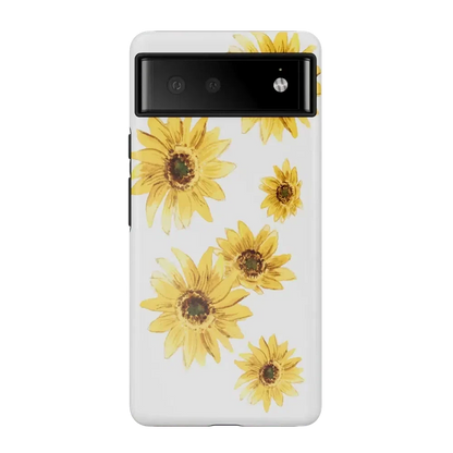 Golden Garden | Yellow Sunflower Floral Google Pixel Case