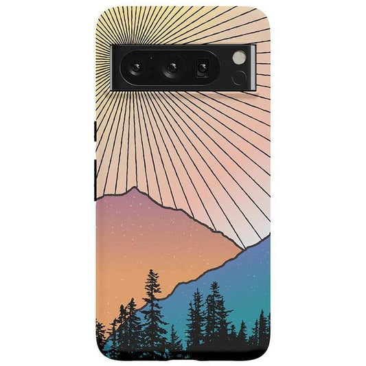 Golden Hour | Mountain Sunset Google Pixel Case