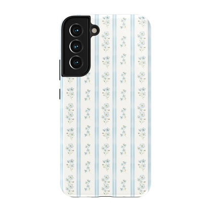 Cottage Stripe | Blue Floral Case