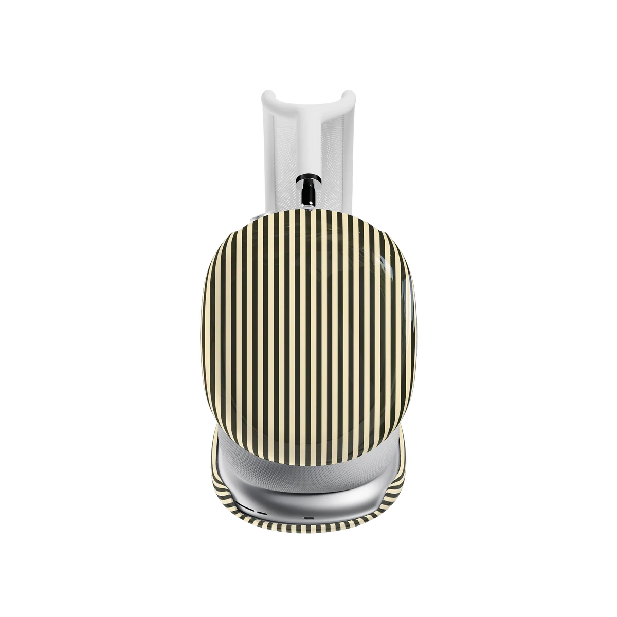 Stripes and the City | Black Pinstripes AirPods Max Case