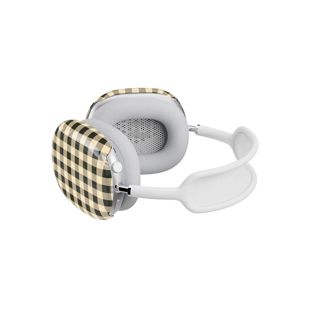 Cedar Lane | Black & Cream Gingham AirPods Max Case