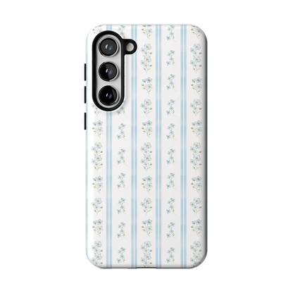Cottage Stripe | Blue Floral Case
