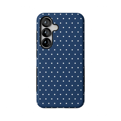 On the Dot | Navy Polka Dot Case