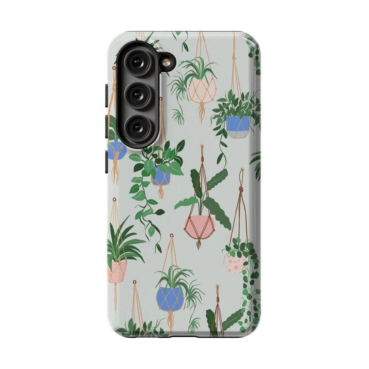 Hanging Around | Potted Plants Floral Samsung Case
