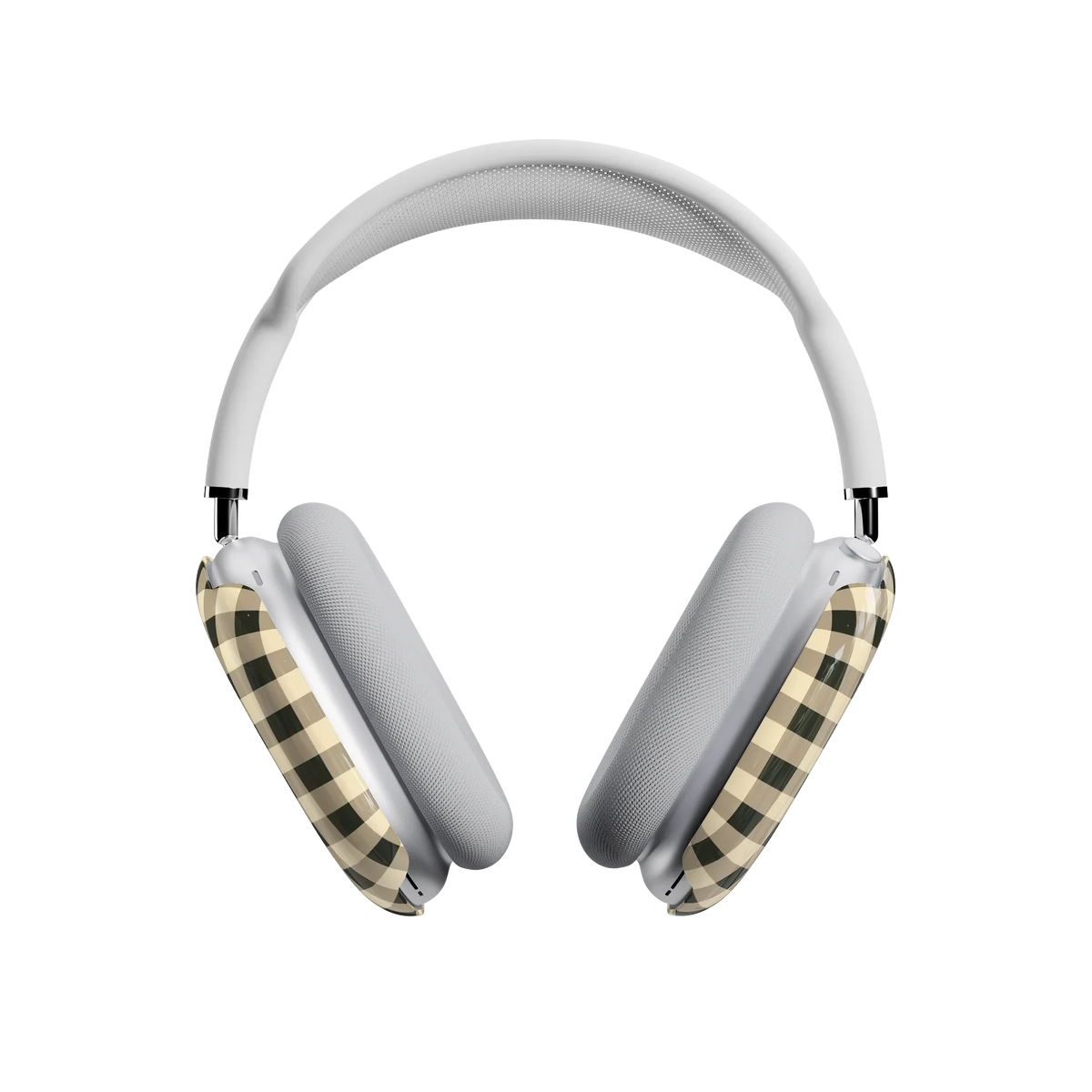 Cedar Lane | Black & Cream Gingham AirPods Max Case