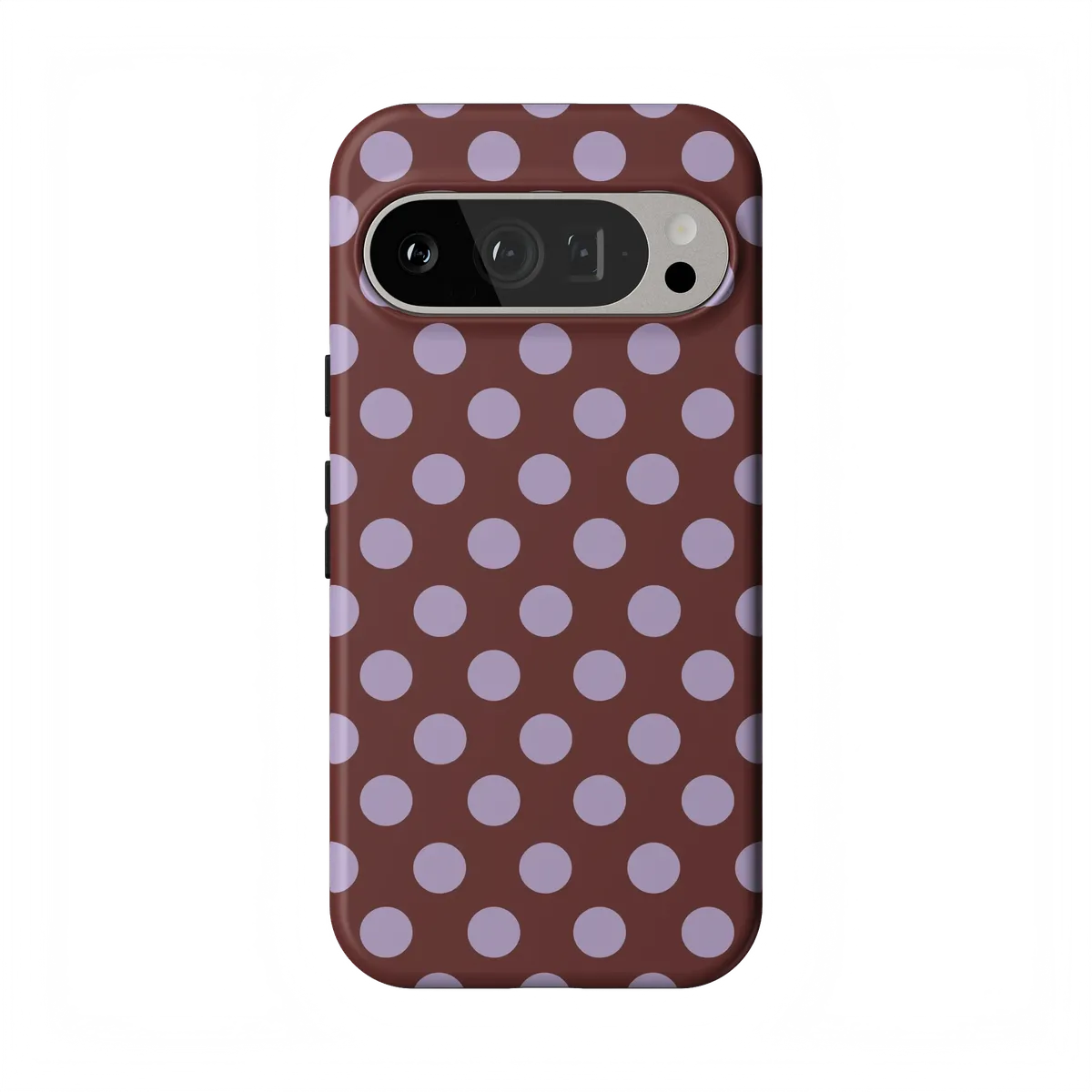 Spotted in SoHo | Burgundy Polka Dot Case