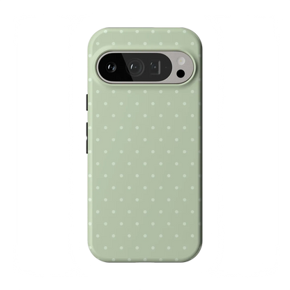 On the Dot | Green Polka Dot Case