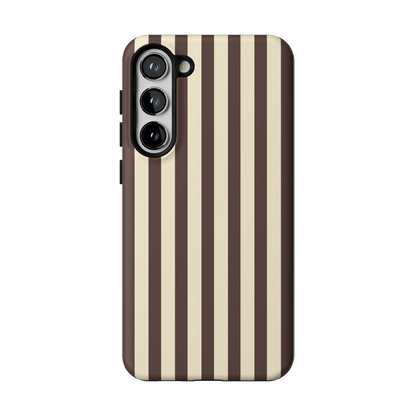 S'more Stripes | Brown Striped Case