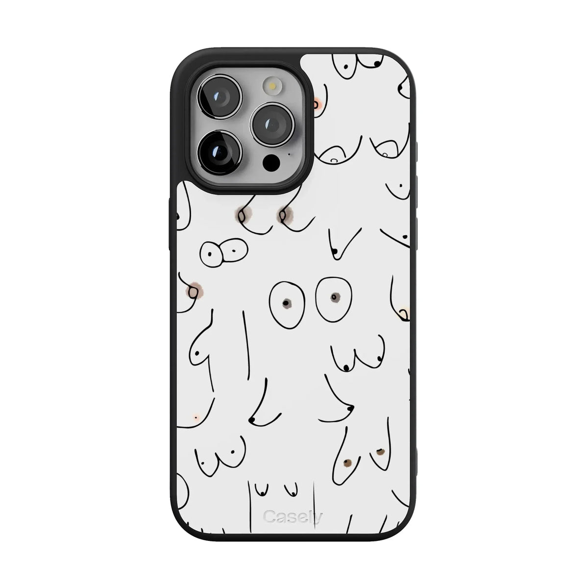 I'm With Her | Black & White Boobs Case