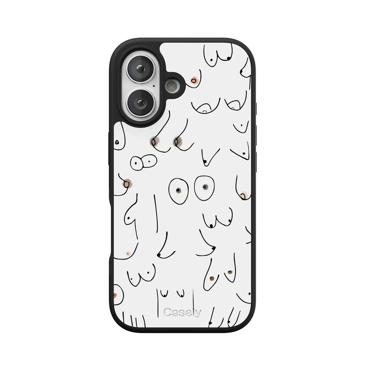 I'm With Her | Black & White Boobs Case