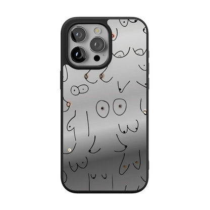 I'm With Her | Black & White Boobs Case