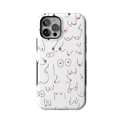 I'm With Her | Black & White Boobs Case