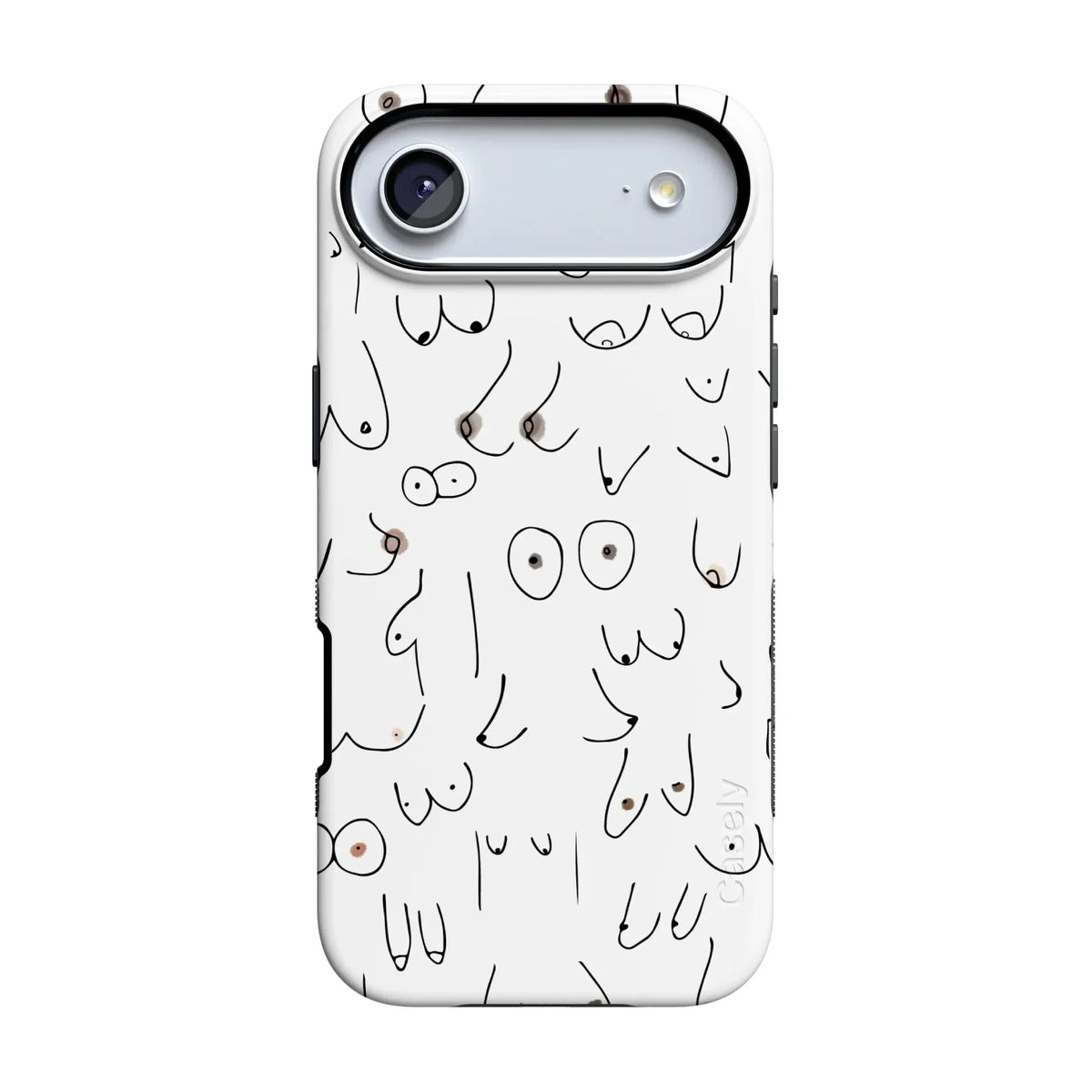 I'm With Her | Black & White Boobs Case