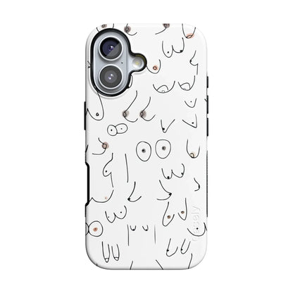 I'm With Her | Black & White Boobs Case