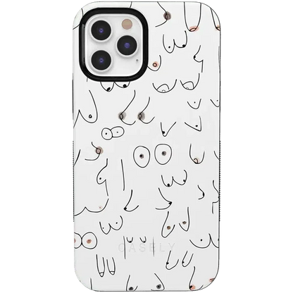I'm With Her | Black & White Boobs Case