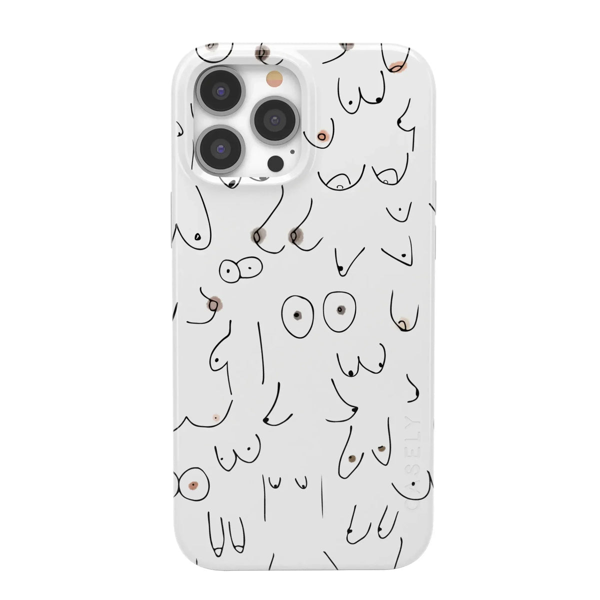I'm With Her | Black & White Boobs Case