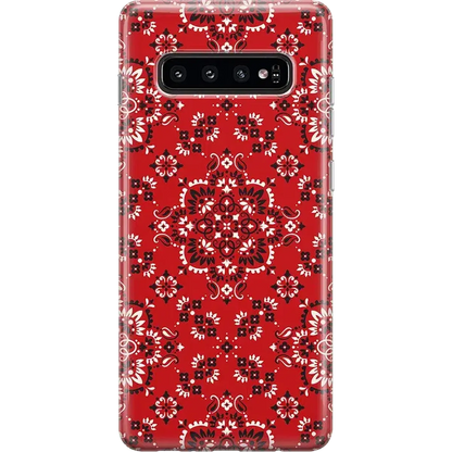I'm with the Band | Red Bandana Print Samsung Case