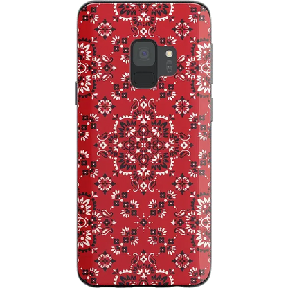 I'm with the Band | Red Bandana Print Samsung Case