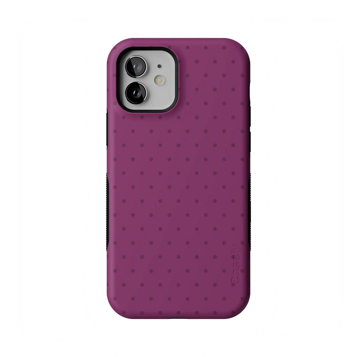 On the Dot | Plum Polka Dot Case