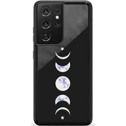 It's Just a Phase | Marble Moon Samsung Case