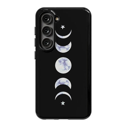 It's Just a Phase | Marble Moon Samsung Case