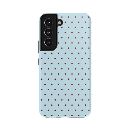 On the Dot | Blue Polka Dot Case