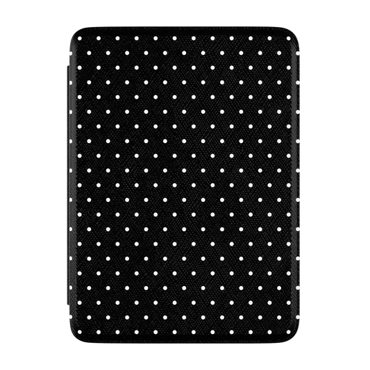 On the Dot | White Polka Dot Kindle Case
