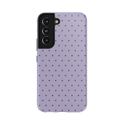 On the Dot | Purple & Plum Polka Dot Case