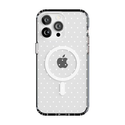 On the Dot | White Polka Dot Case